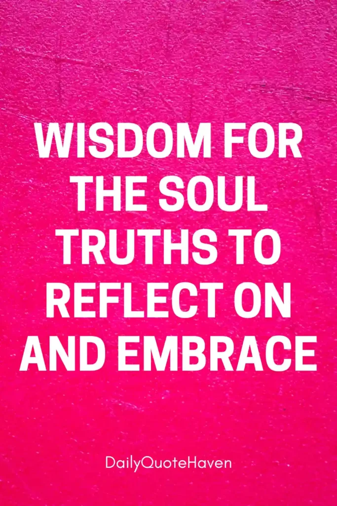 100 truths about life to reflect on